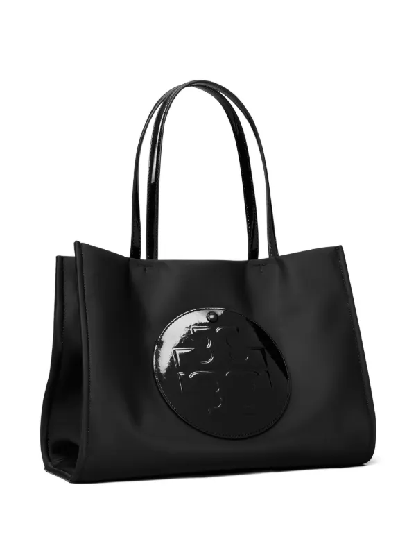 Tory Burch Ella ロゴエンボス ハンドバッグ S | ブラック | FARFETCH JP