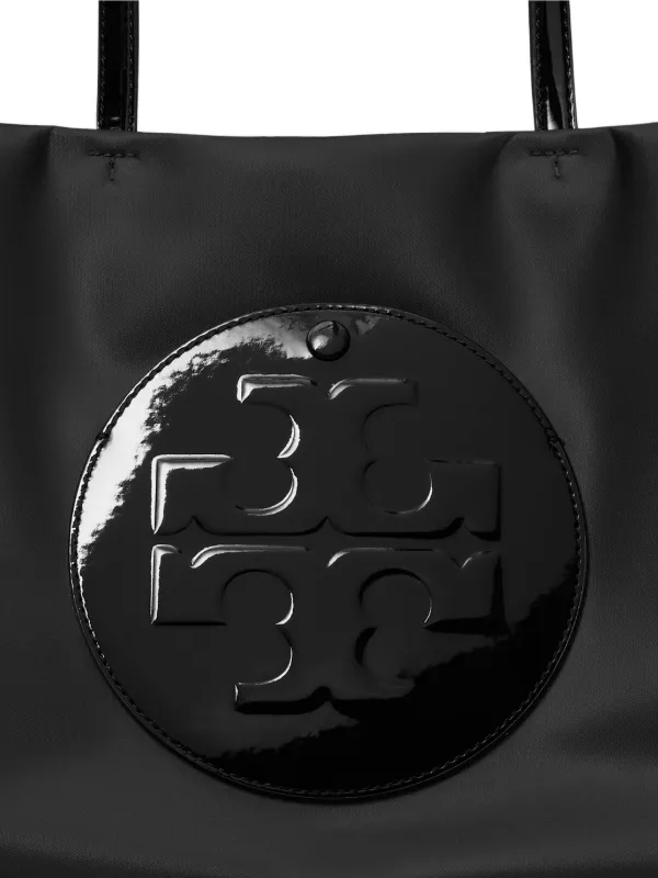 Tory Burch Ella ロゴエンボス ハンドバッグ S | ブラック | FARFETCH JP