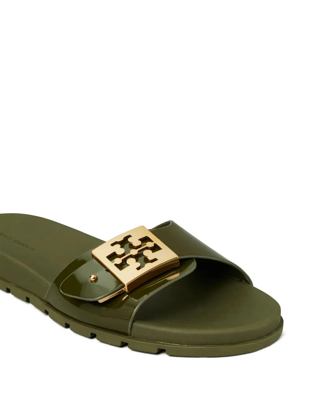 Tory Burch buckle slides Green