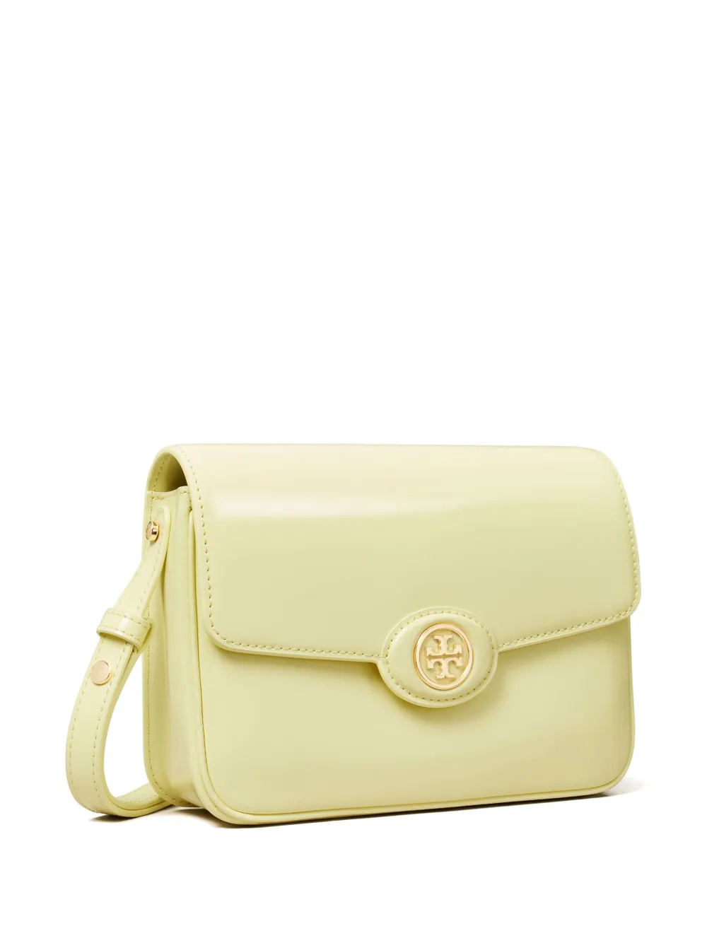 Tory Burch Robinson Spazzolato verstelbare schoudertas - Geel