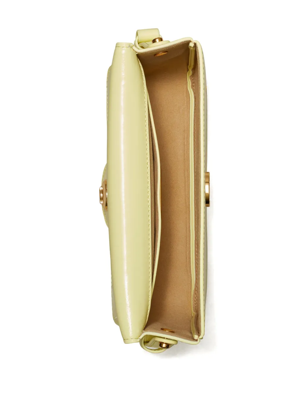 Tory Burch Robinson Spazzolato verstelbare schoudertas Geel