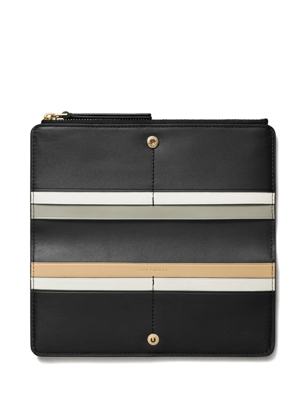 Tory Burch Robinson smalle portemonnee Zwart