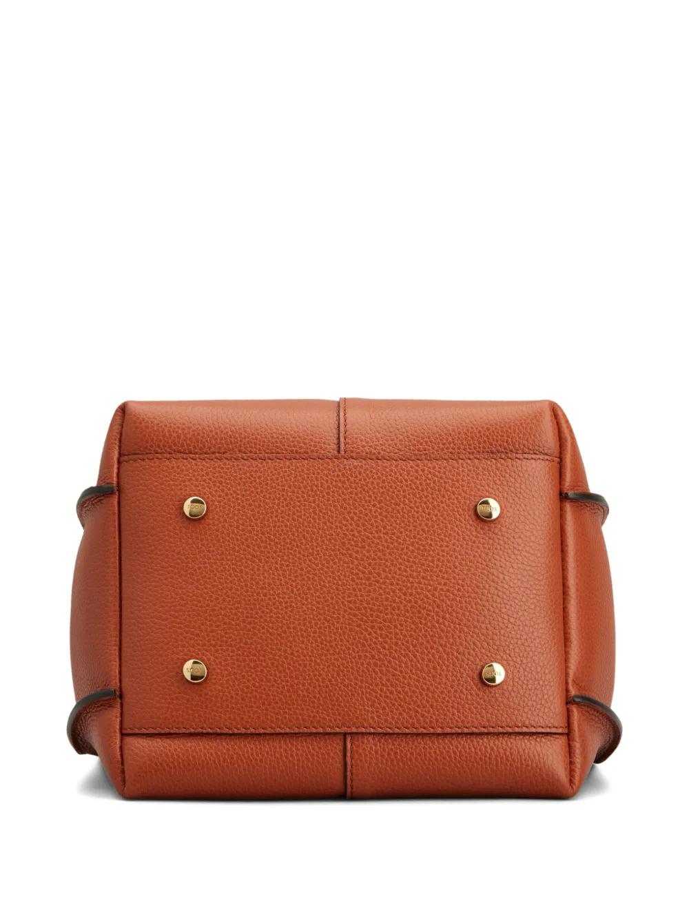 Tod's T-buckle Pebble-grain Tote Bag In Brown