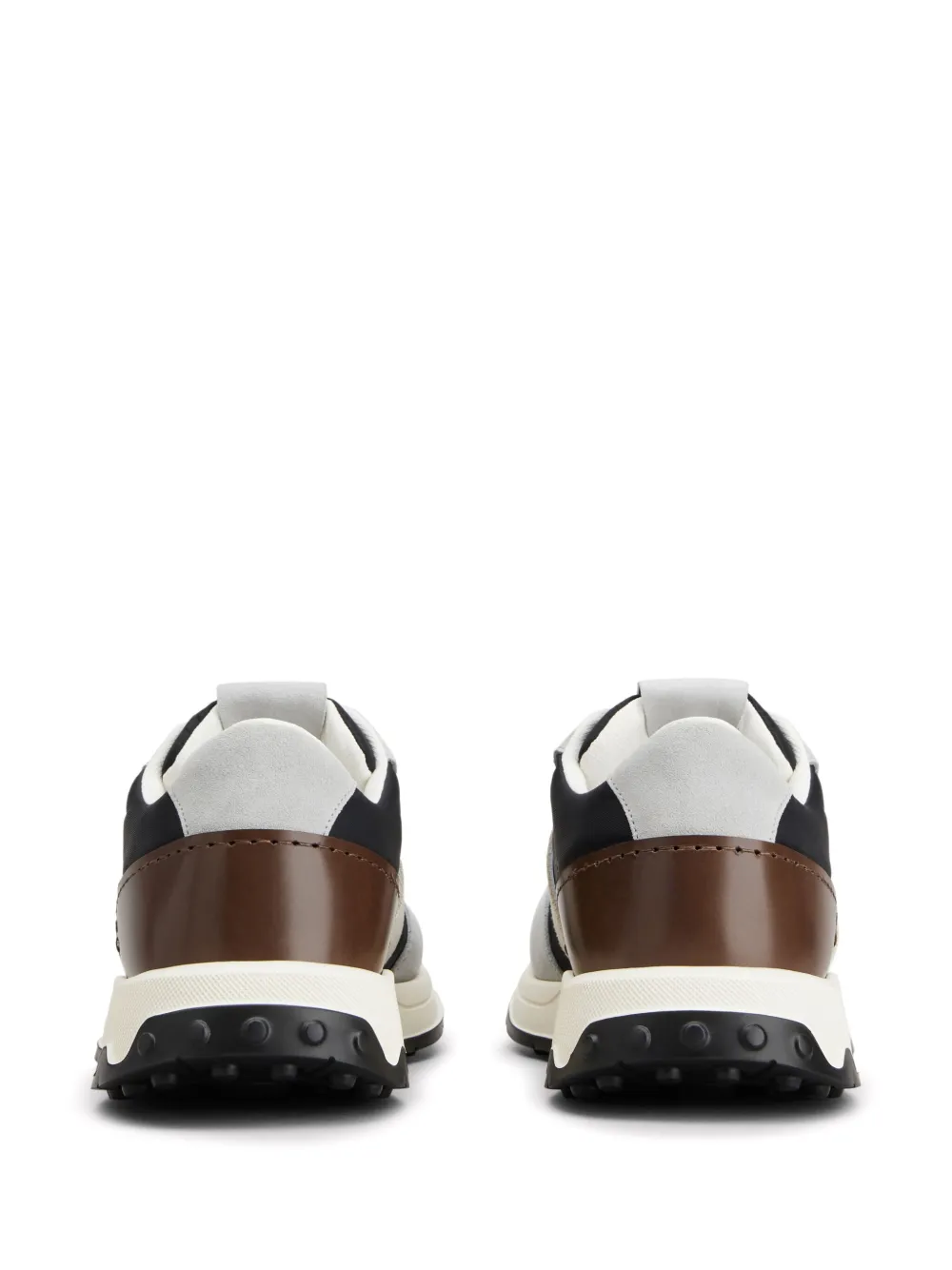 Tod's suede-panelled sneakers Black