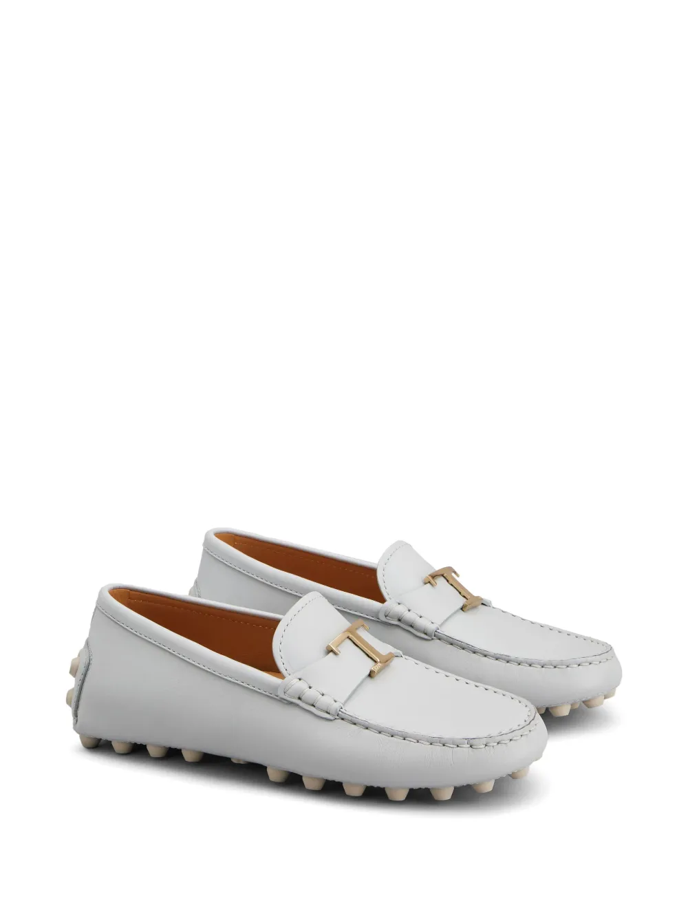 Tod's leather loafers - Grijs