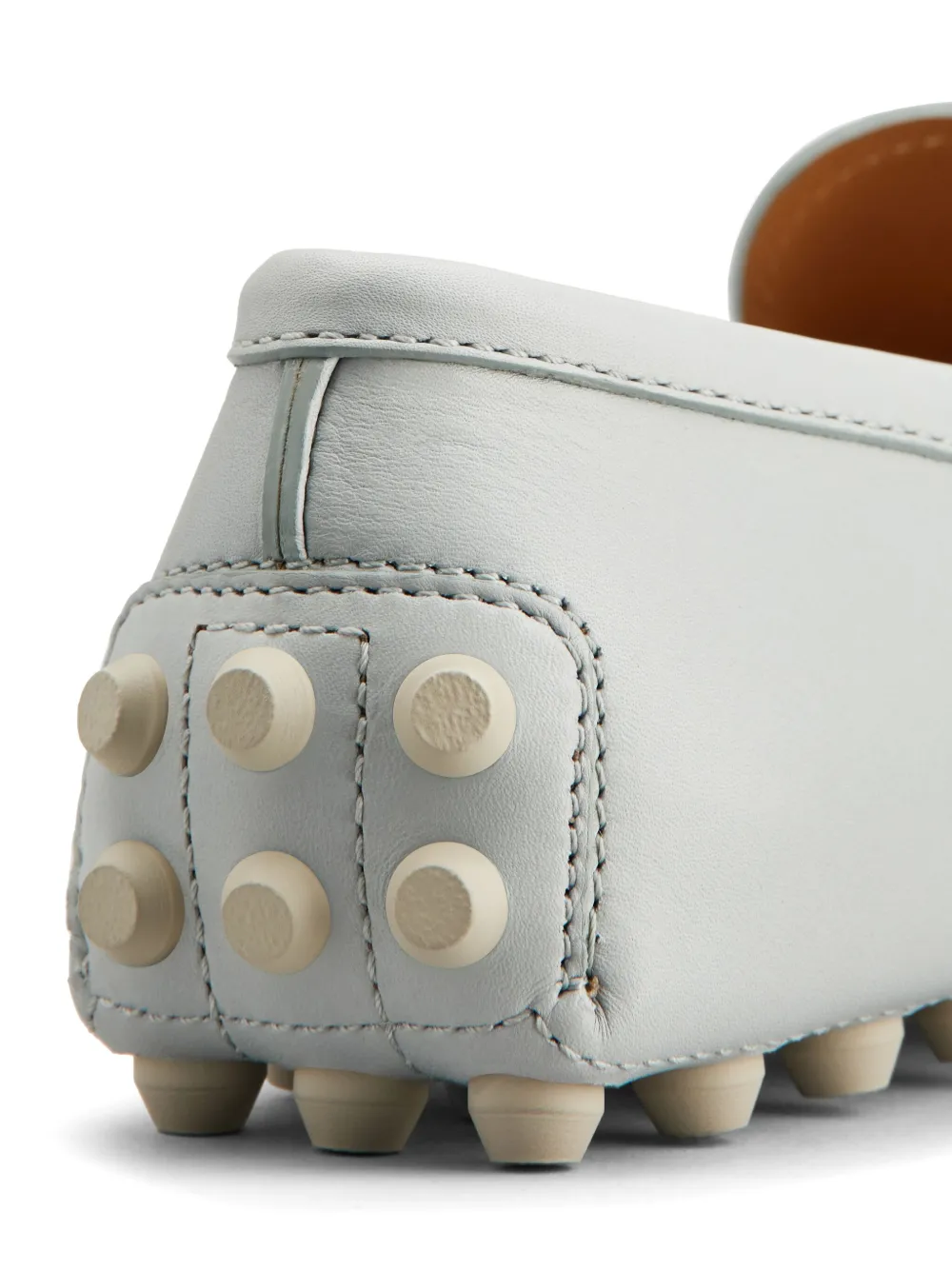 Tod's leather loafers Grey