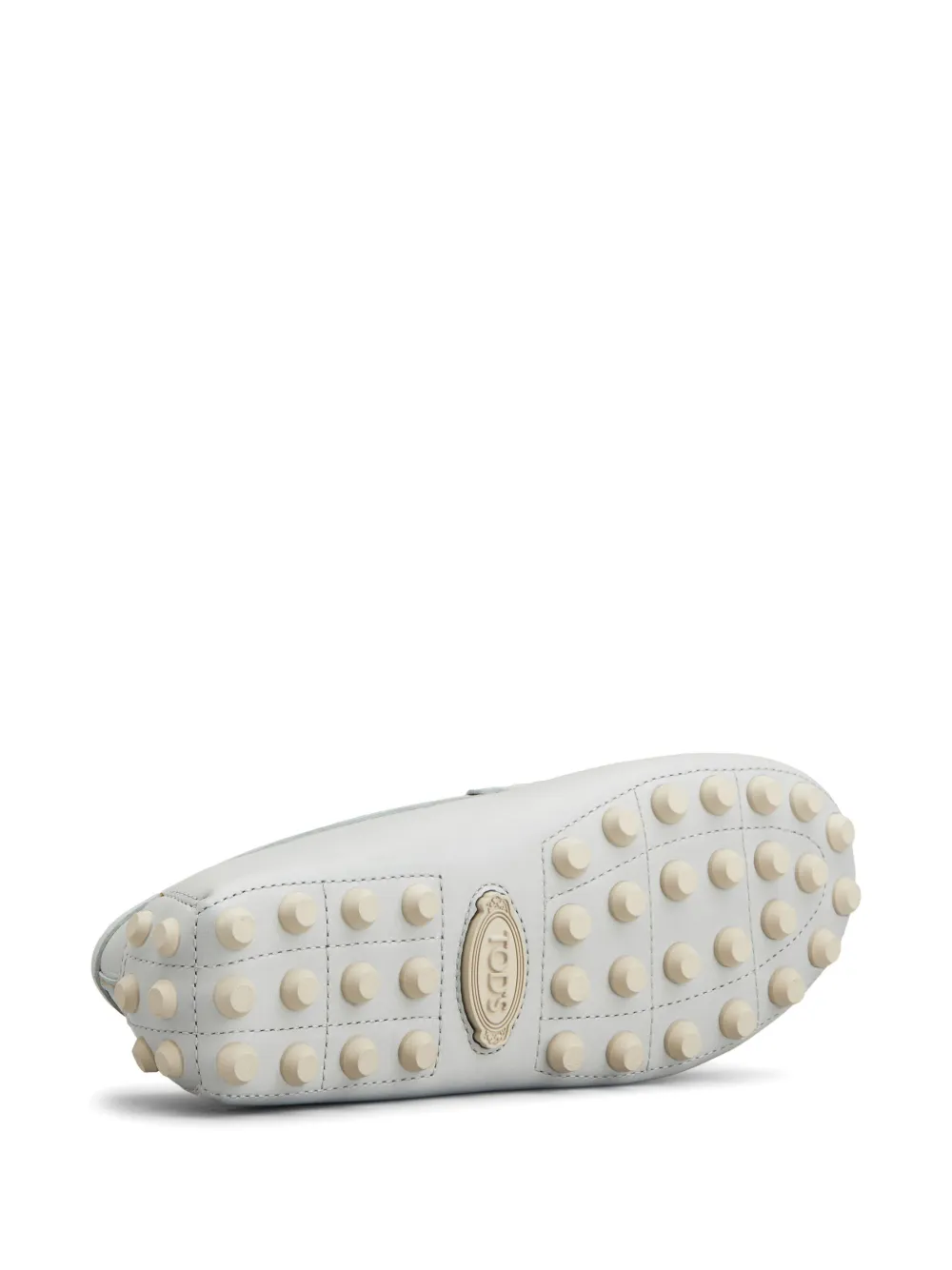 Tod's leather loafers Grey
