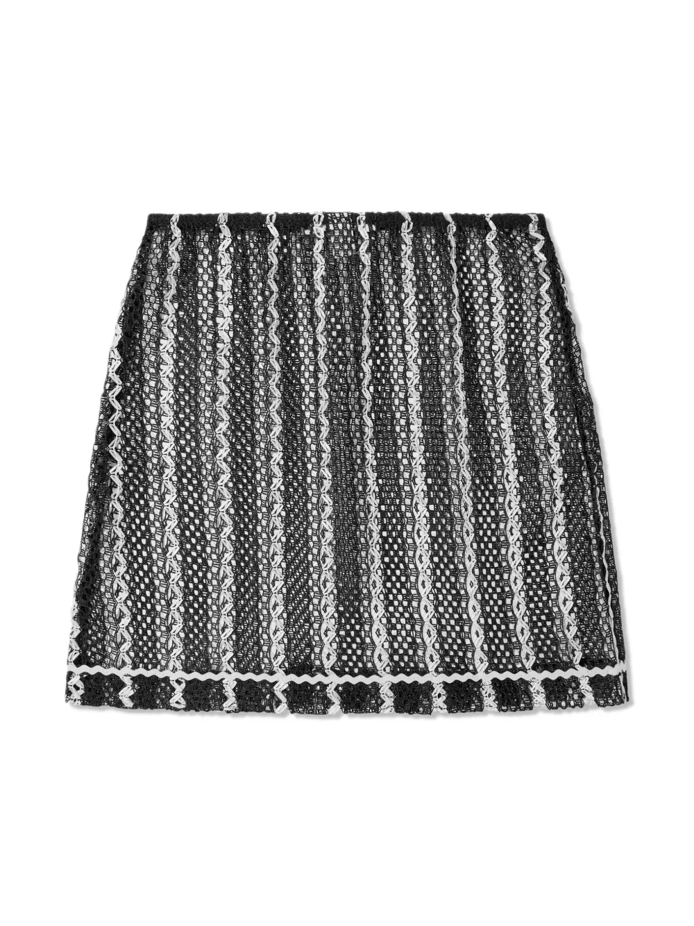 nessibyrdkids Nessi Byrd Kids Gehaakte mini-rok - Zwart