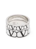 Valentino Garavani Vlogo ring (pack of two) - Silver