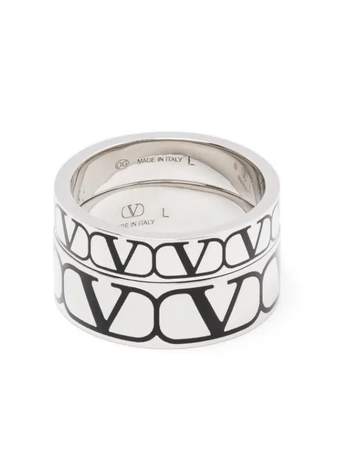Valentino Garavani Vlogo ring (pack of two)