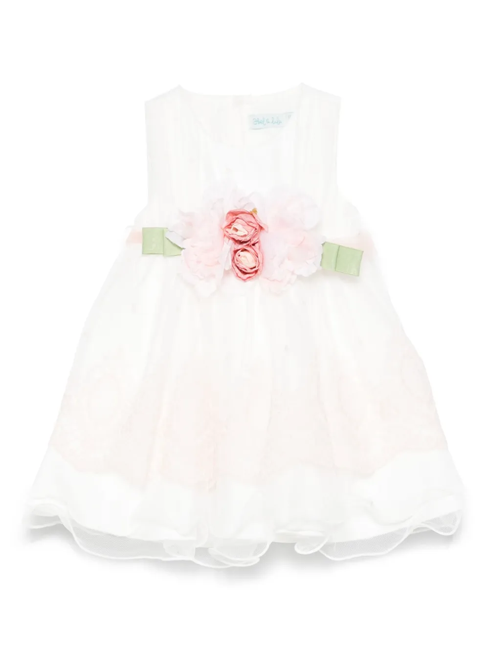 Image 1 of Abel & Lula embroidered tulle dress