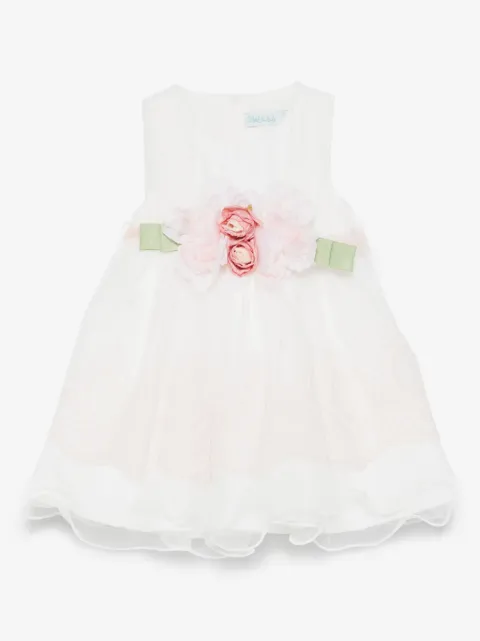 Abel & Lula robe en tulle à broderies
