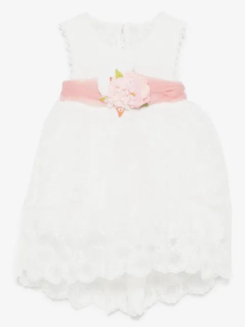 Abel & Lula embroidered tulle dress