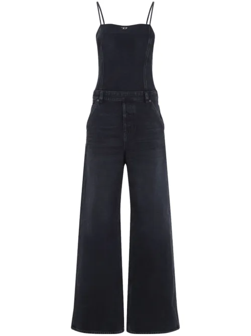 Diesel combinaison en jean - Noir - Diesel - Modalova