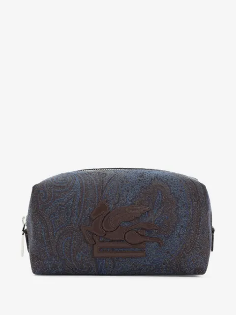 ETRO Pegaso-appliqué wash bag