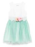 Abel & Lula panelled dress - Green