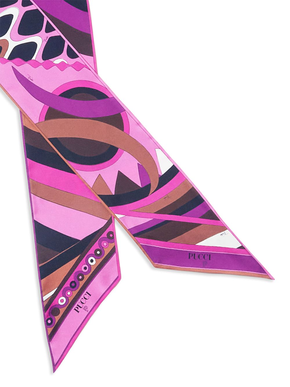 PUCCI Vivara-print scarf - Roze