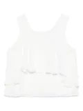 Abel & Lula draped blouse - White