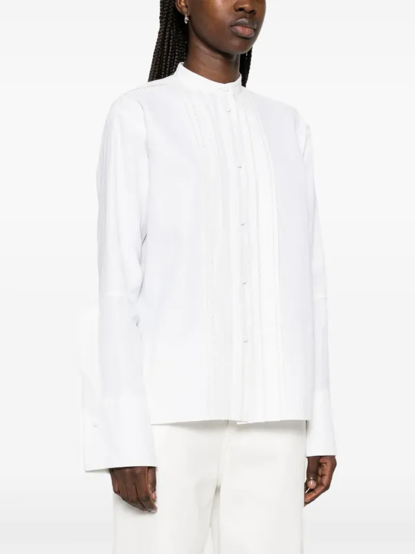Jil Sander ピンタック シャツ | ホワイト | FARFETCH JP