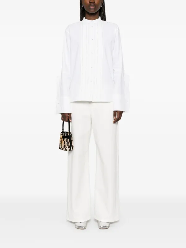 Jil Sander ピンタック シャツ | ホワイト | FARFETCH JP