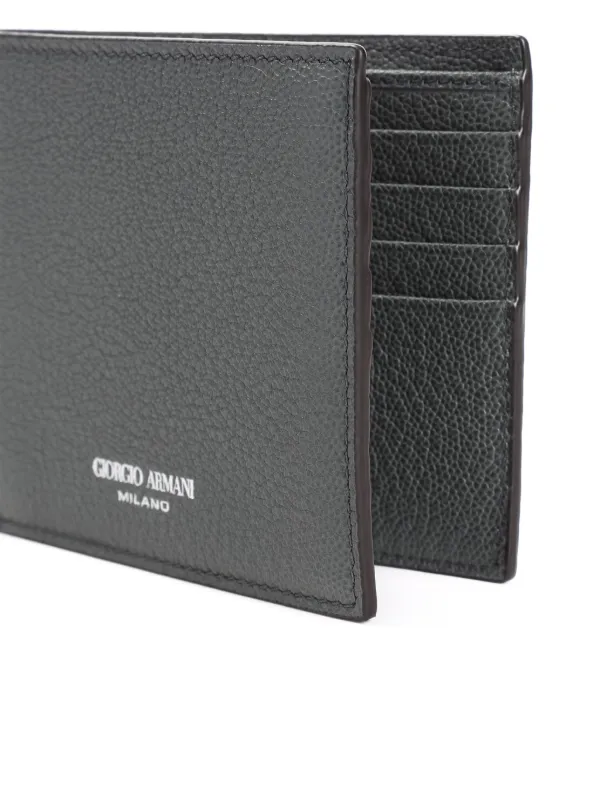 Giorgio Armani Leather Wallet | Grey | FARFETCH