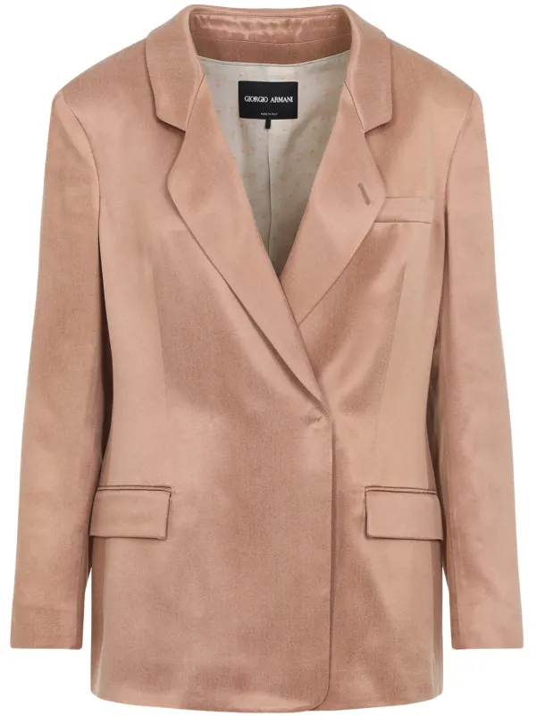 Giorgio Armani Double-breasted Blazer in Pink