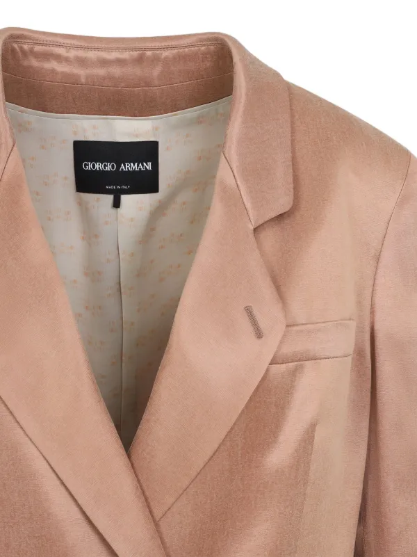 Giorgio Armani ダブルジャケット | ピンク | FARFETCH JP