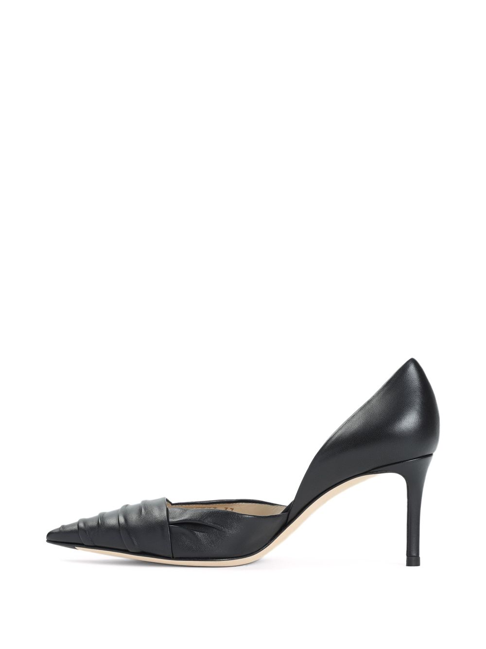 Giorgio Armani 105mm Court pumps Black