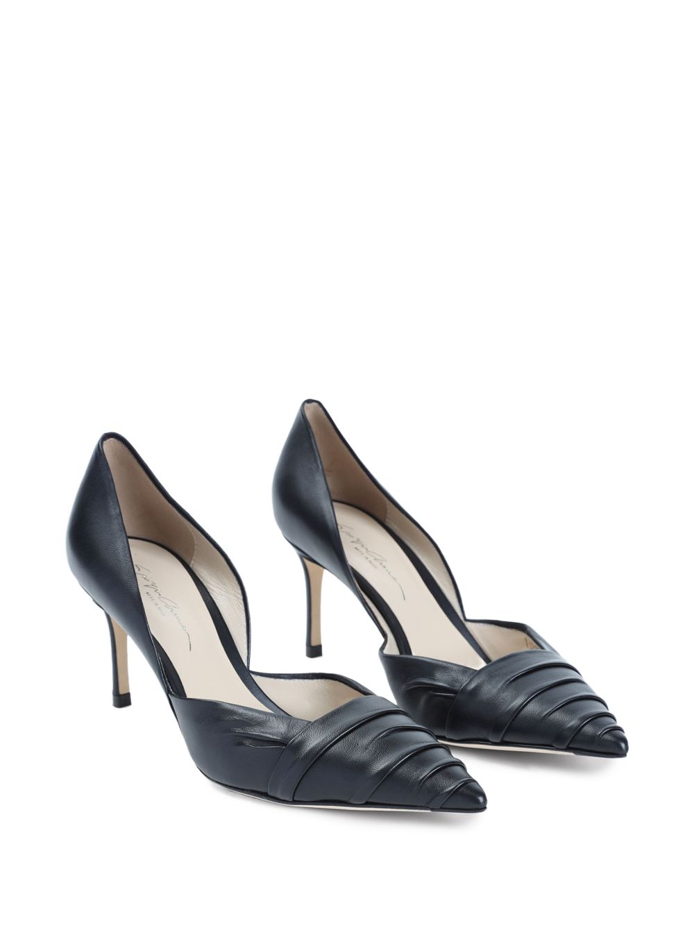 Giorgio Armani 105mm Court pumps - Black