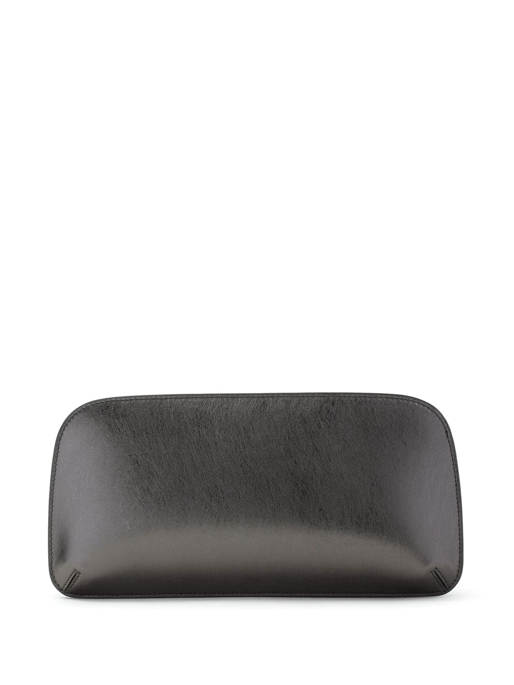 Giorgio Armani leather clutch bag - Grijs