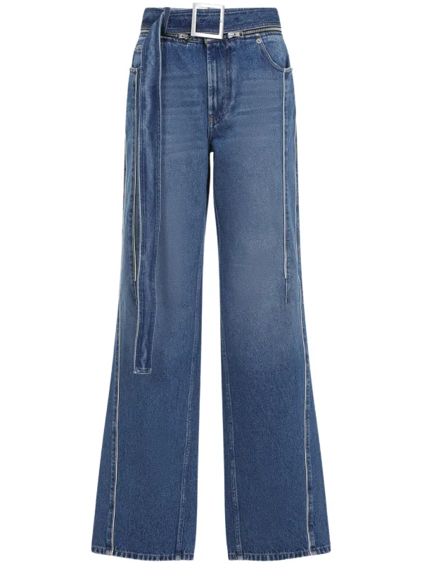Jean Paul Gaultier Flared Jeans Blue FARFETCH