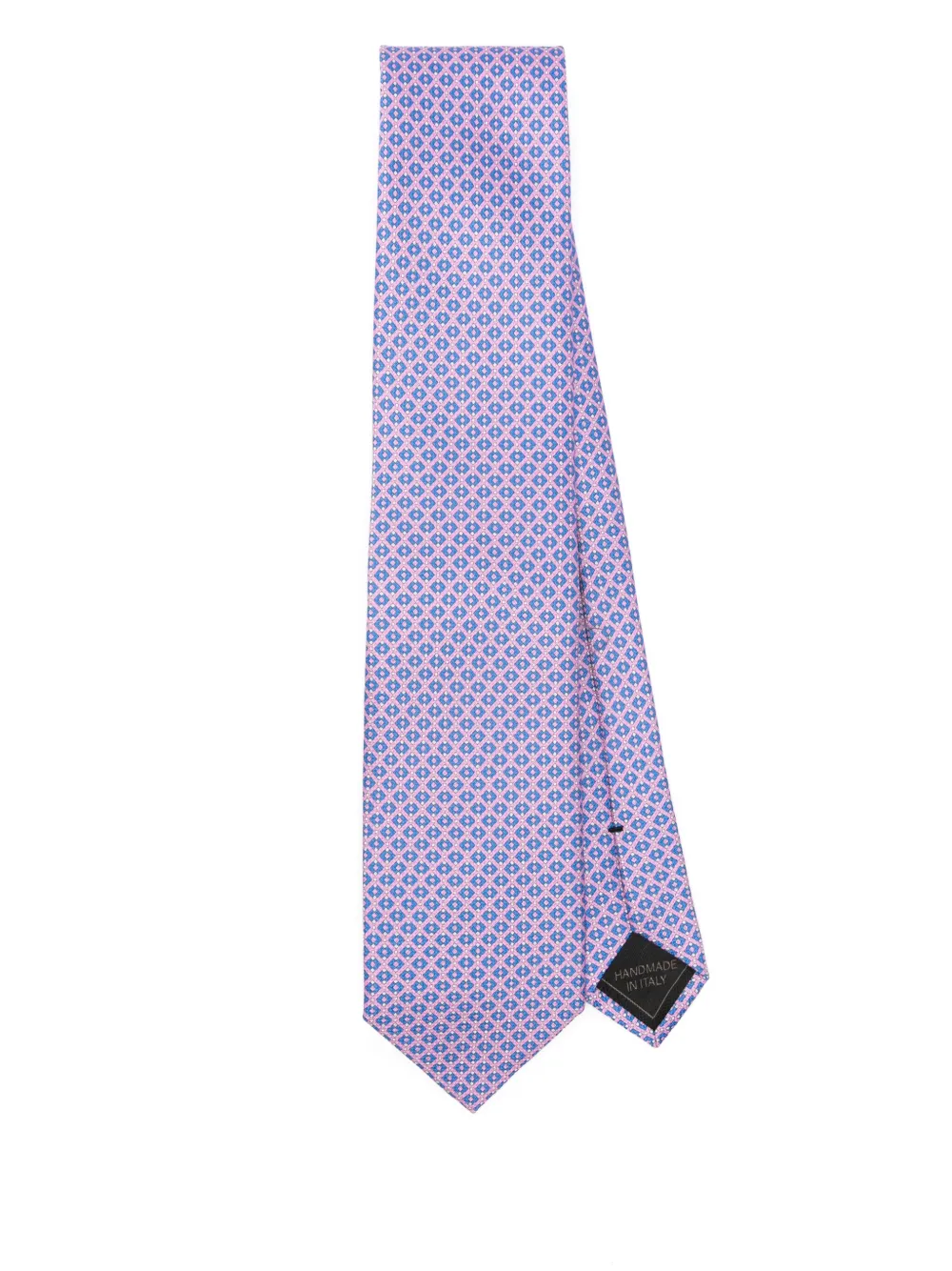 geometric-pattern tie