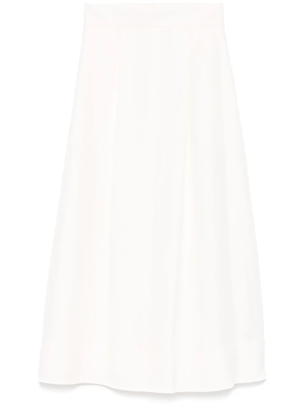 pleat-detailed midi skirt