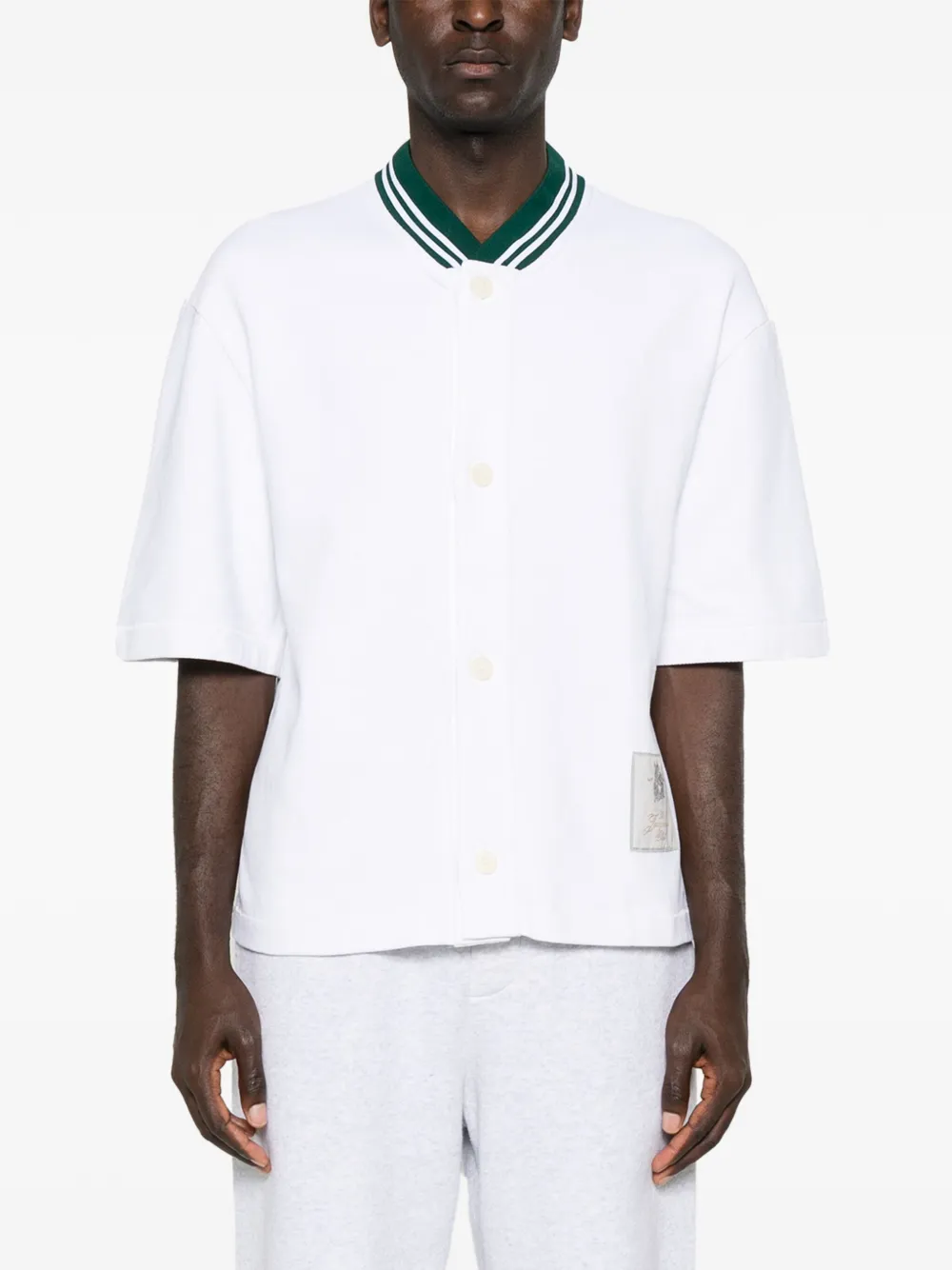 Jacquemus Baseball MC overhemd Wit