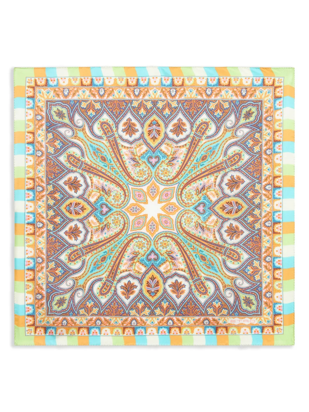 ETRO Zakdoek met bloemenprint Groen