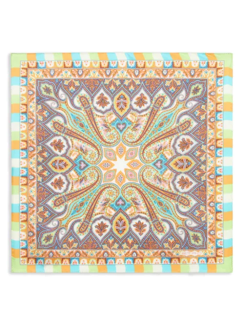 Carré de poche à fleurs - ETRO - Modalova
