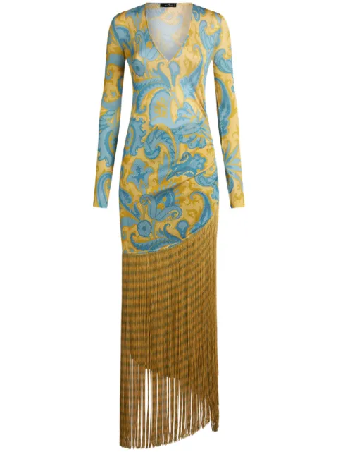 ETRO فستان بشراشيب