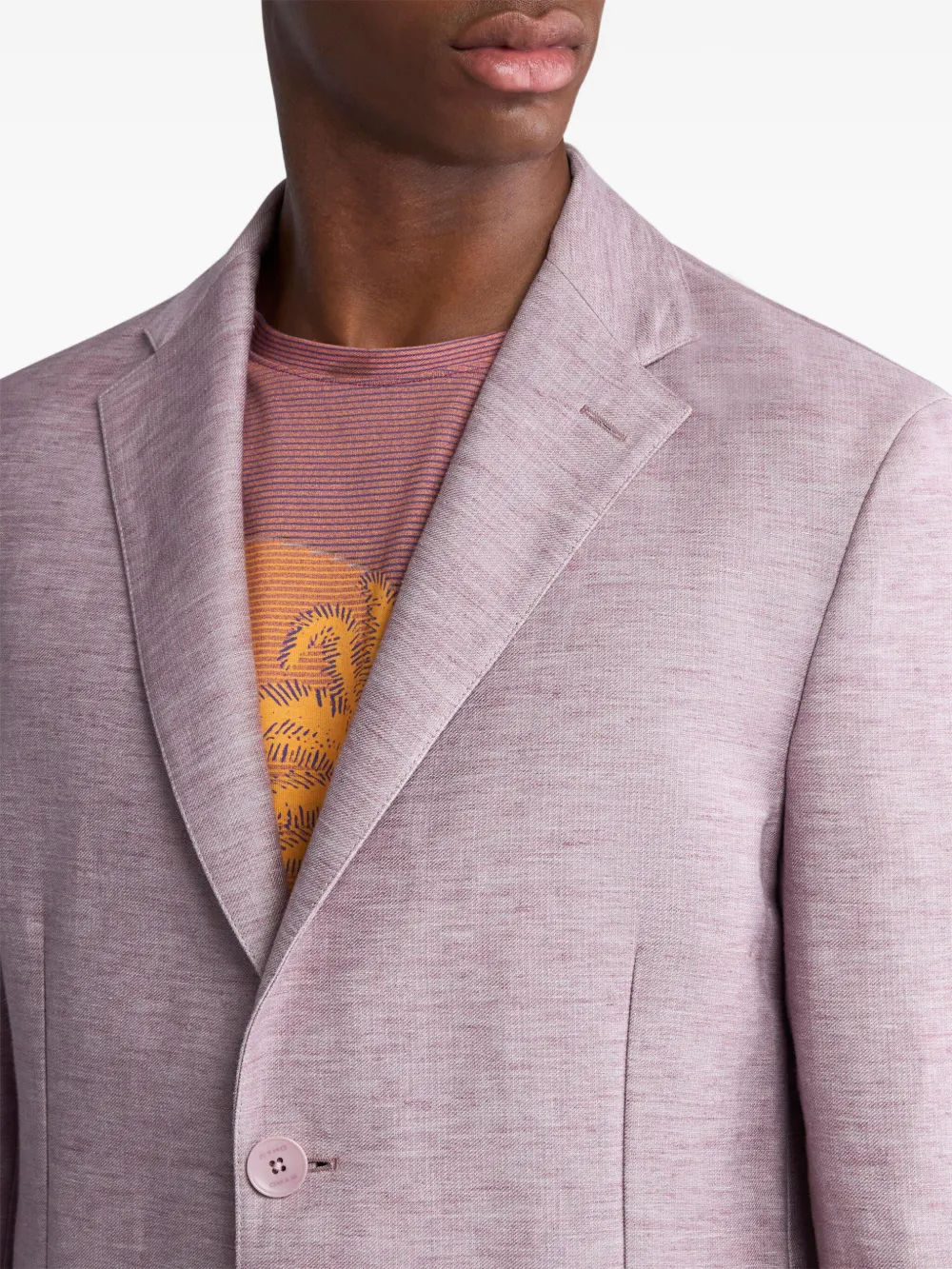 ETRO Linnen blazer Paars