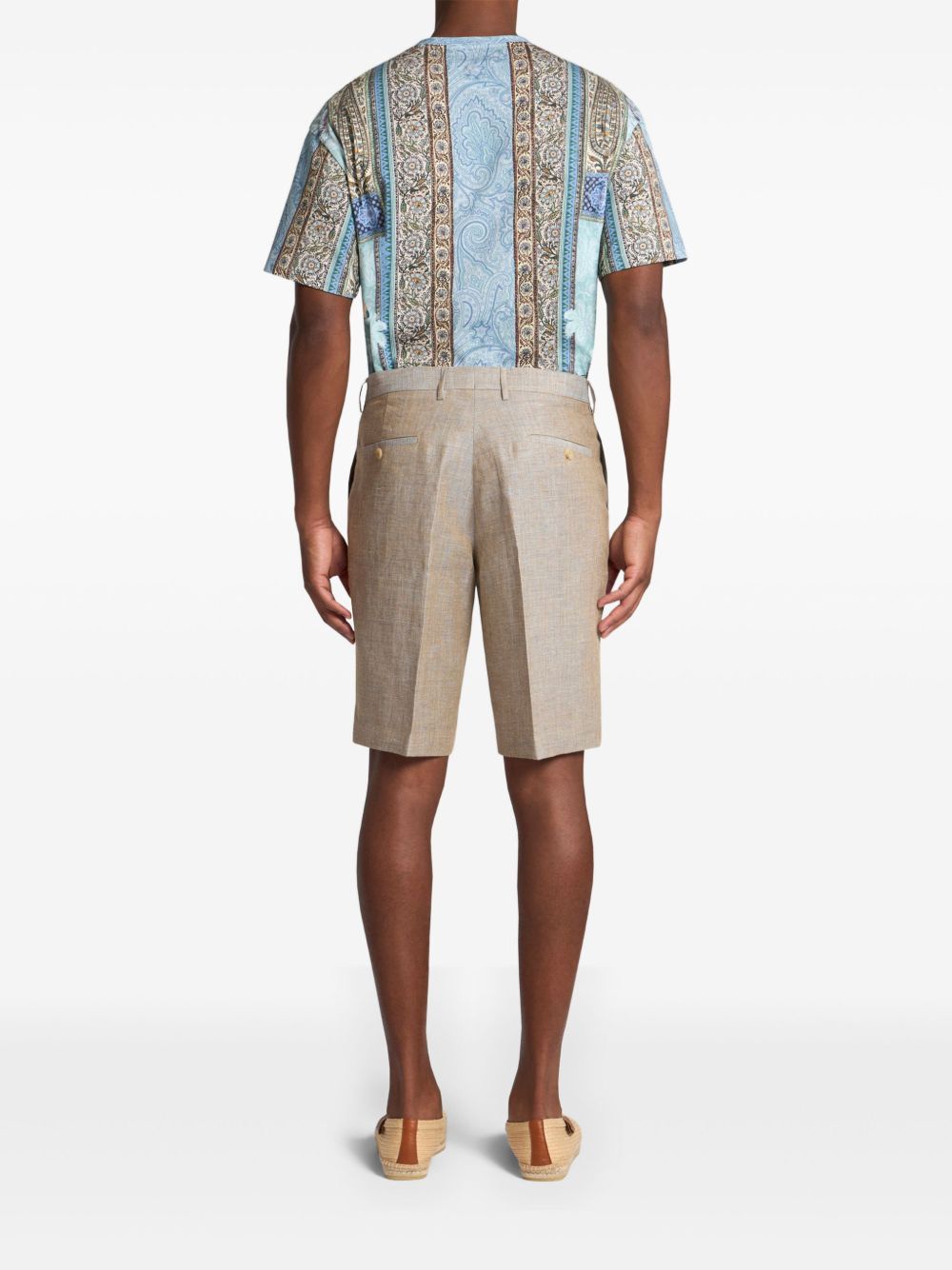 ETRO Linnen shorts - Beige