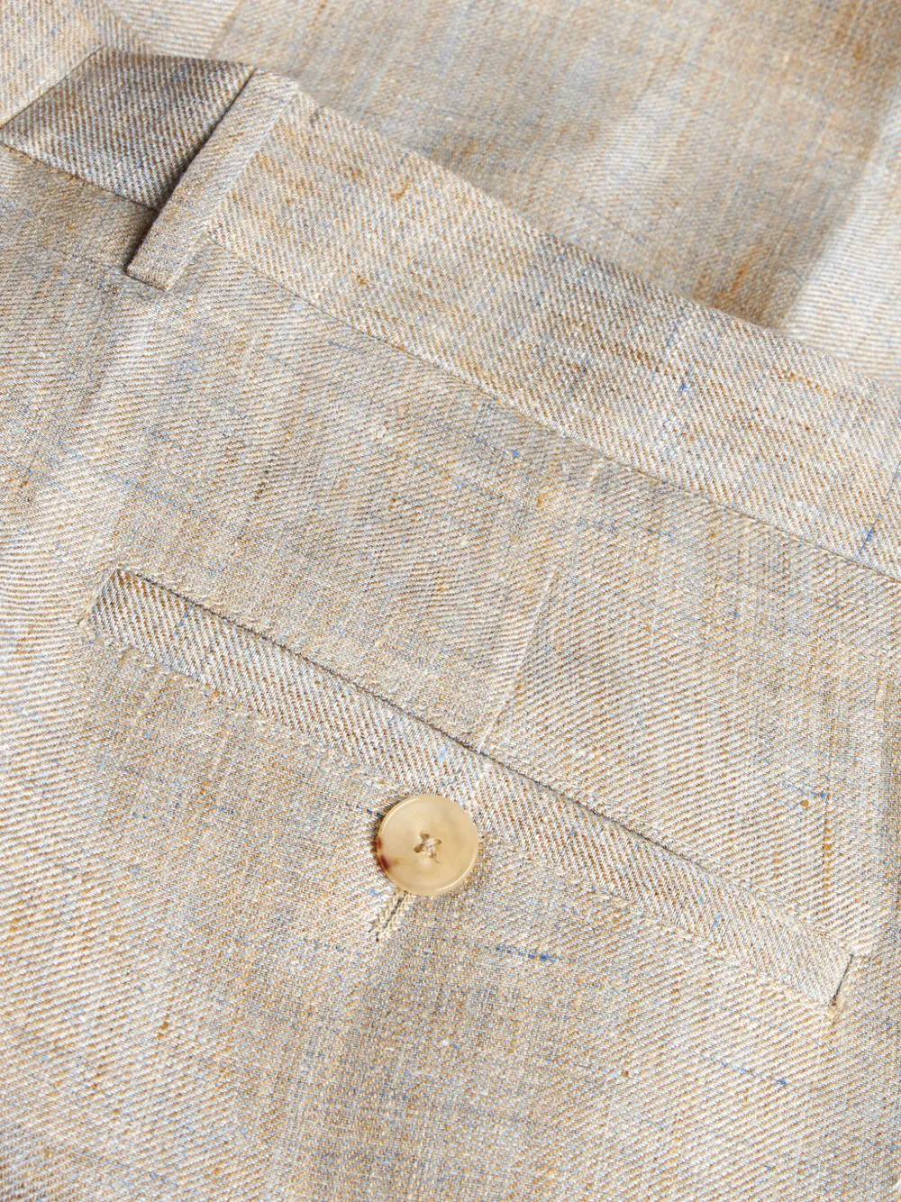 ETRO Linnen shorts Beige