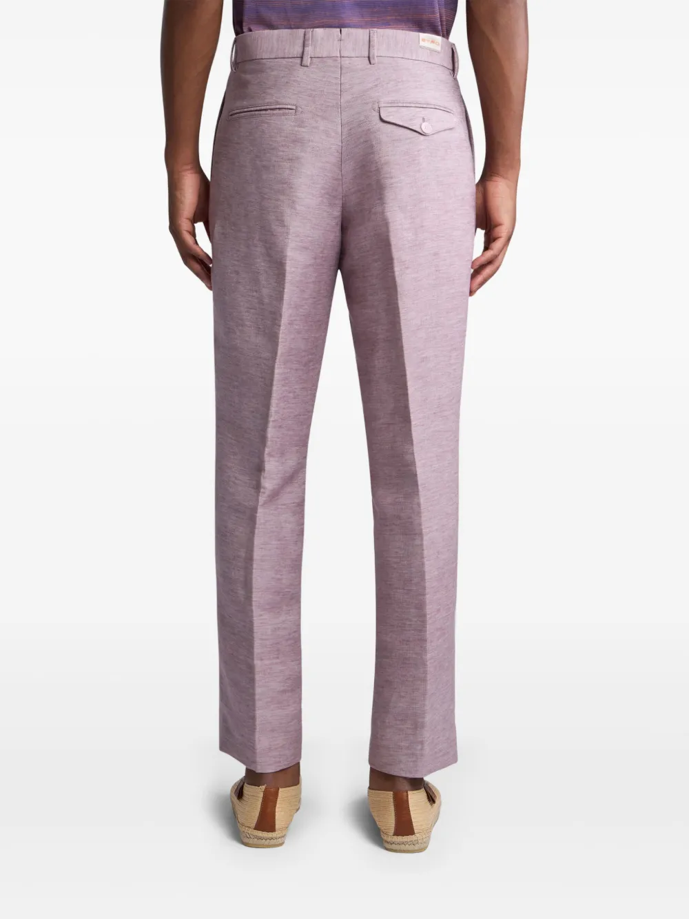 ETRO Straight broek Paars