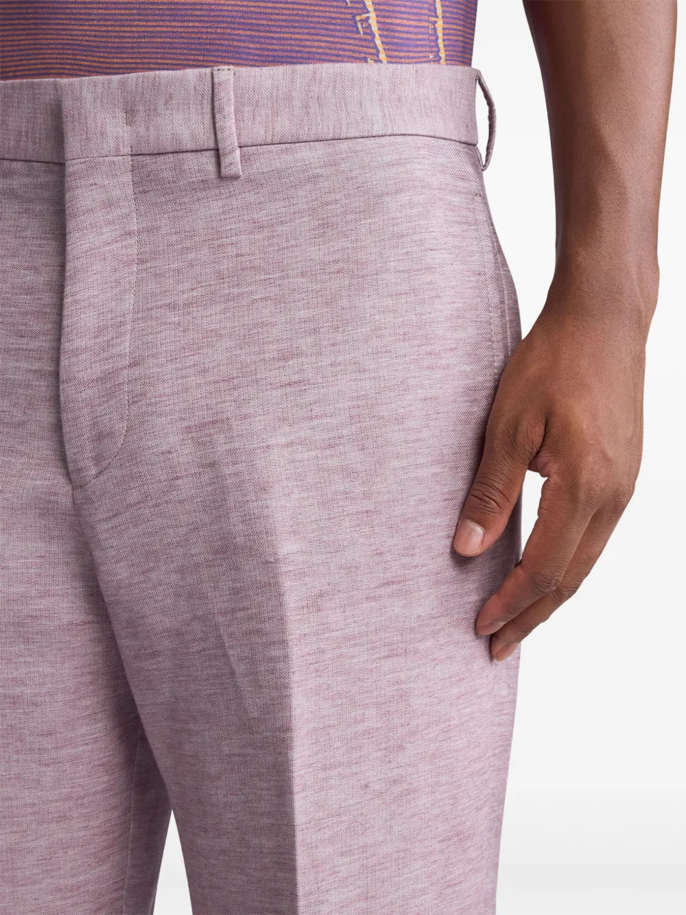 ETRO Straight broek Paars