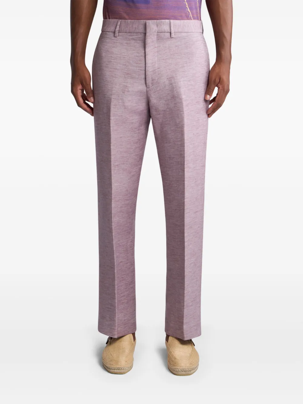 ETRO Straight broek Paars
