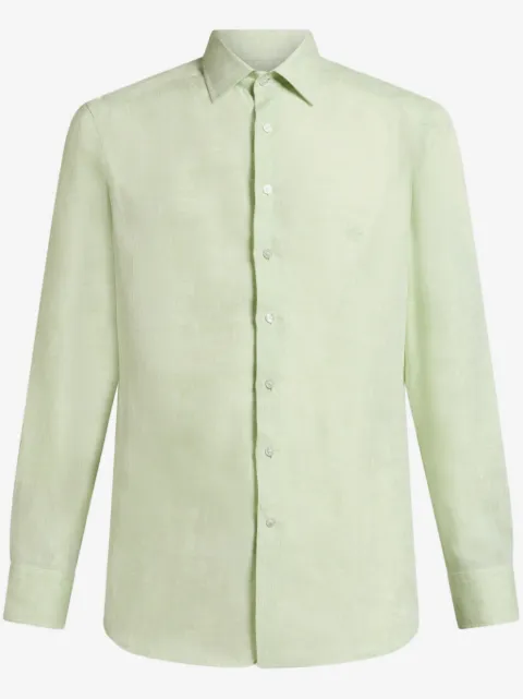 ETRO camisa con bordado Pegaso