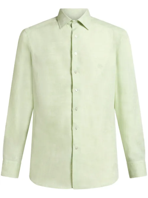 Chemise à logo Pegaso brodé - ETRO - Modalova