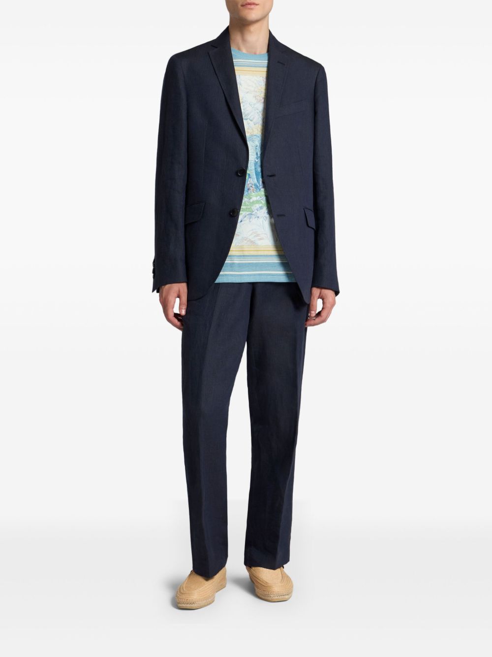 ETRO Roma blazer - Blauw