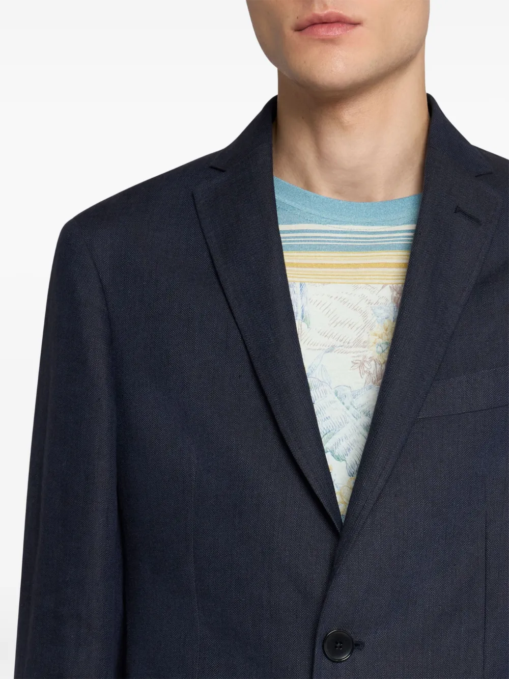 ETRO Roma blazer Blauw