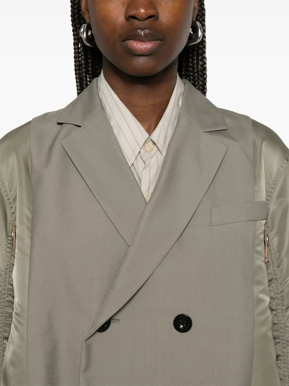 sacai Jack met dubbele rij knopen 550