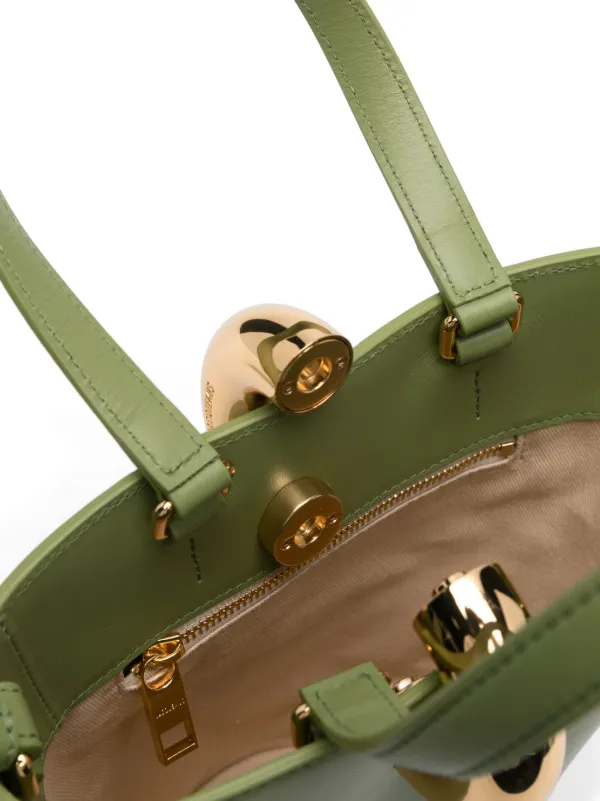 Jacquemus Le Petit Bombola Bucket Bag | Green | FARFETCH