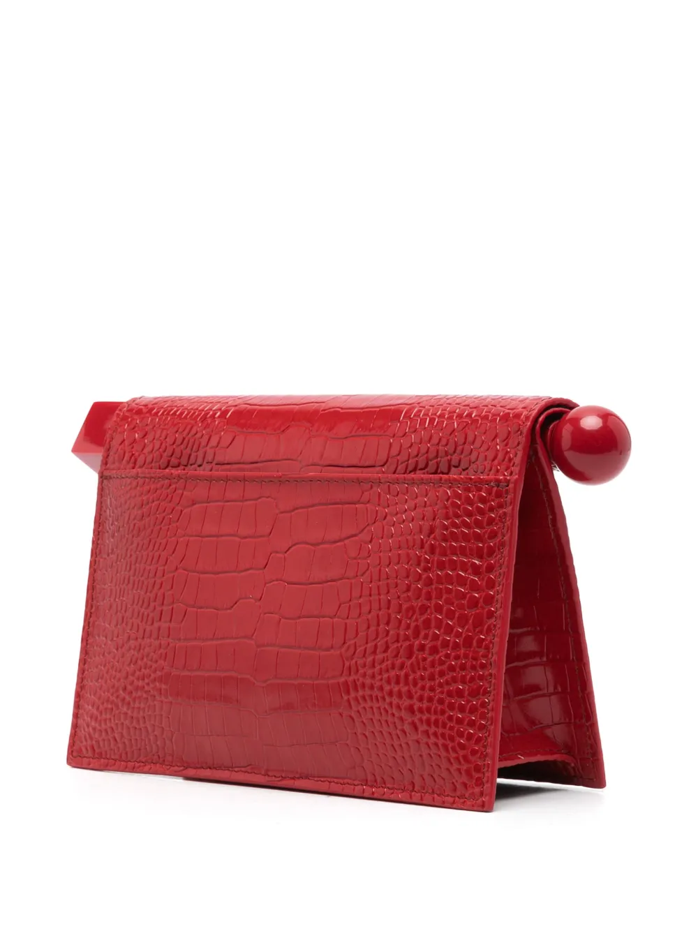 Jacquemus The Small Rond Carré clutch Rood